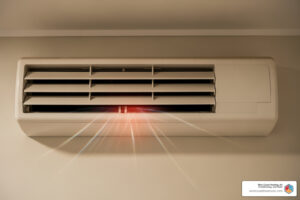 AC blowing hot air