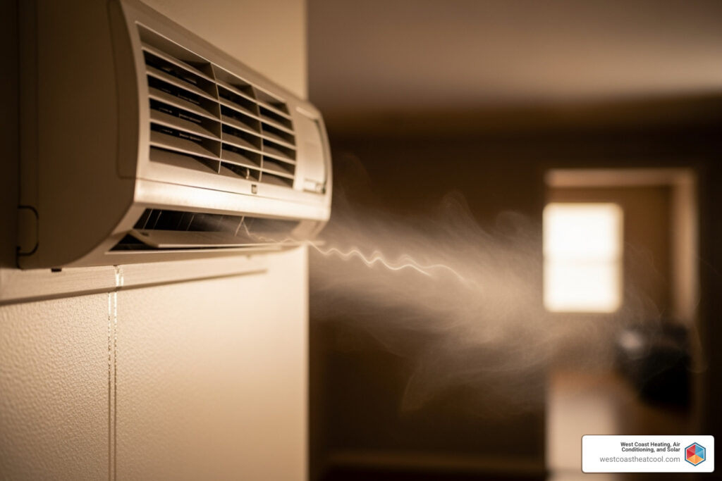 AC blowing hot