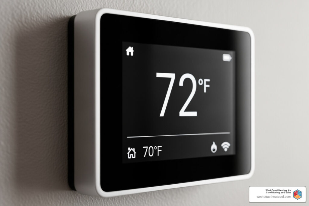 Smart thermostat installation