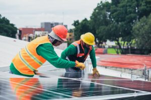 solar panel installation process