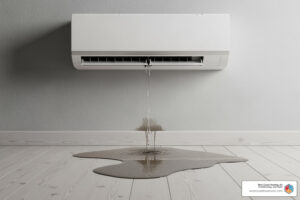 AC leaking water