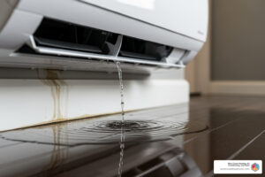 AC leaking water inside